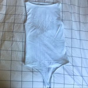 Abercrombie Seamless Boatneck Open Back Bodysuit